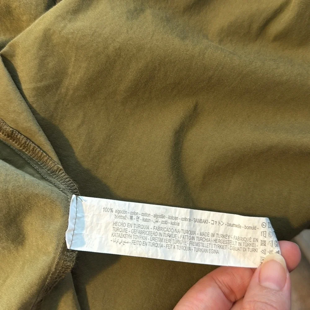 Zara Belted Spring/Fall Utility Trench Jacket Coat, L - Picture 5 of 5